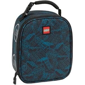 Lego Lunch Box Boys Black Blue Bricks Classic Lunchbox